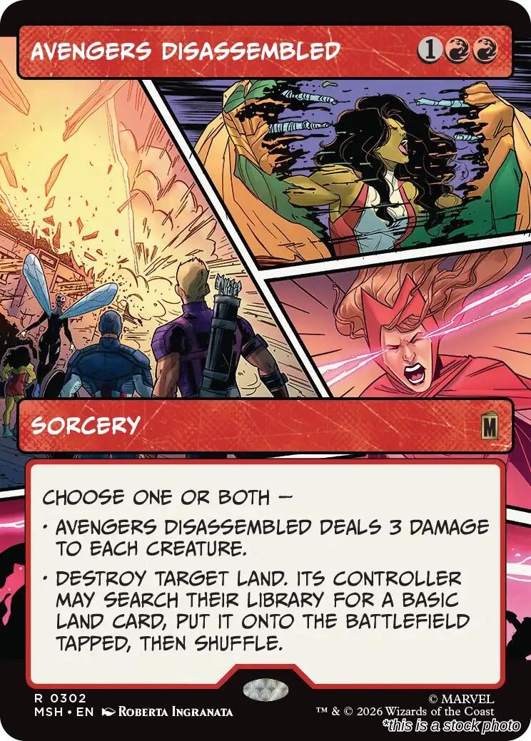 Avengers Disassembled (Borderless)