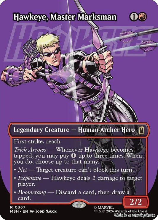 Hawkeye, Master Marksman (Borderless)