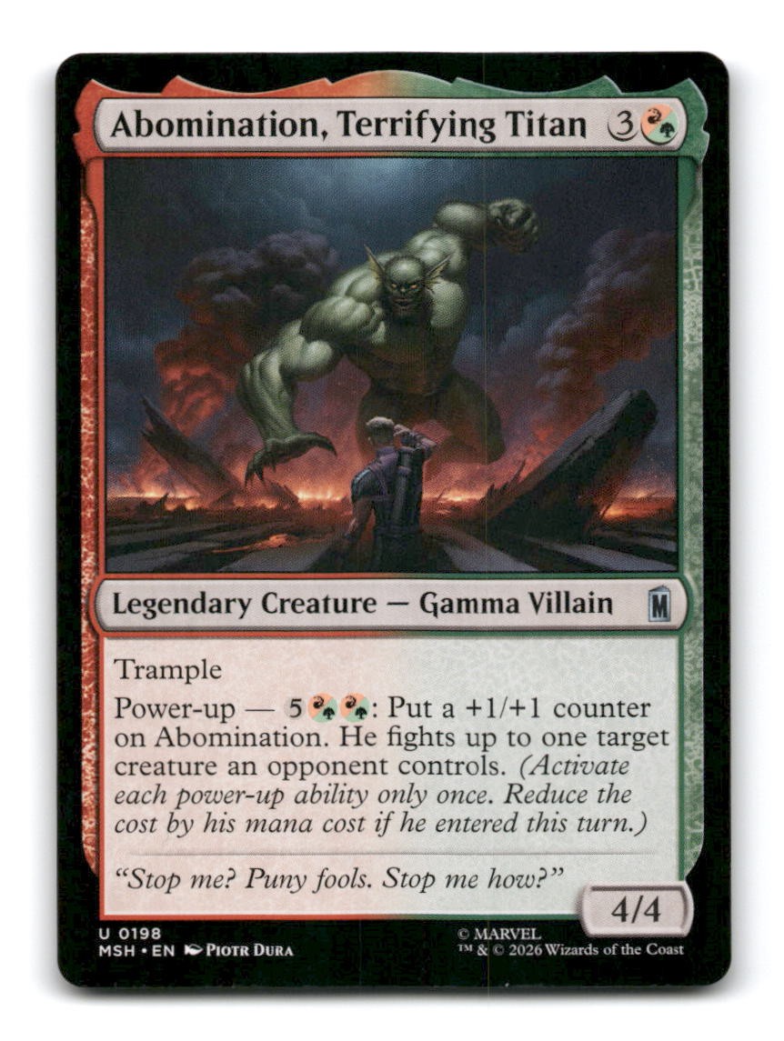 Abomination, Terrifying Titan