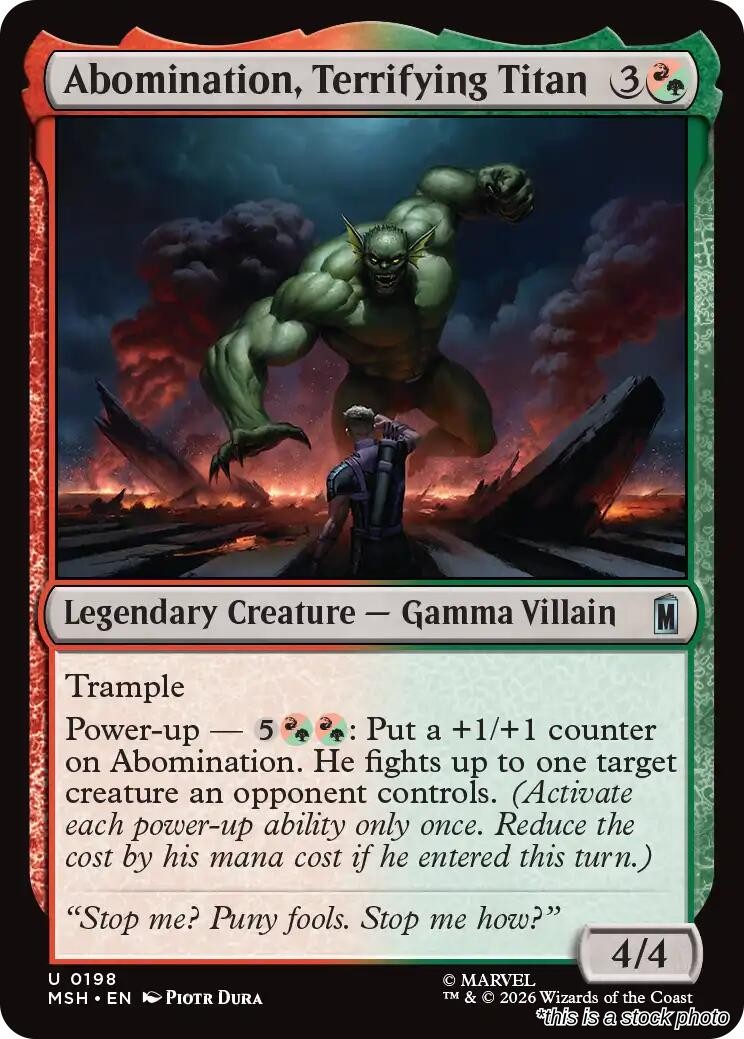 Abomination, Terrifying Titan