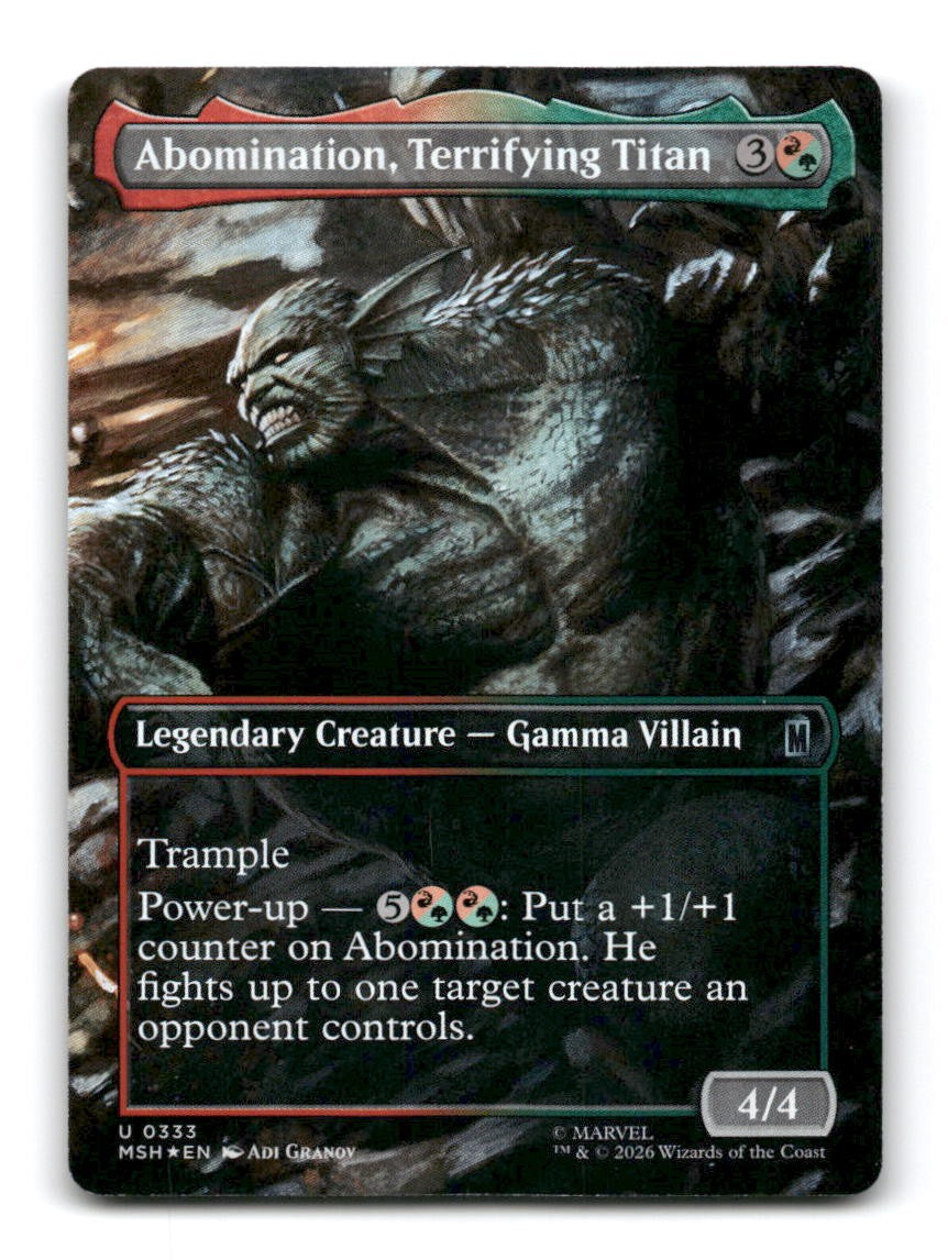 Abomination, Terrifying Titan (Borderless)