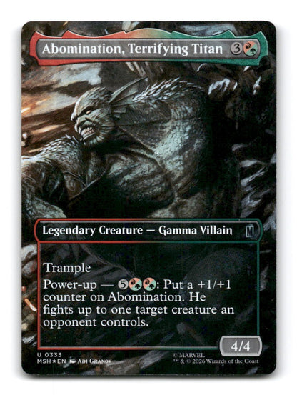 Abomination, Terrifying Titan (Borderless)