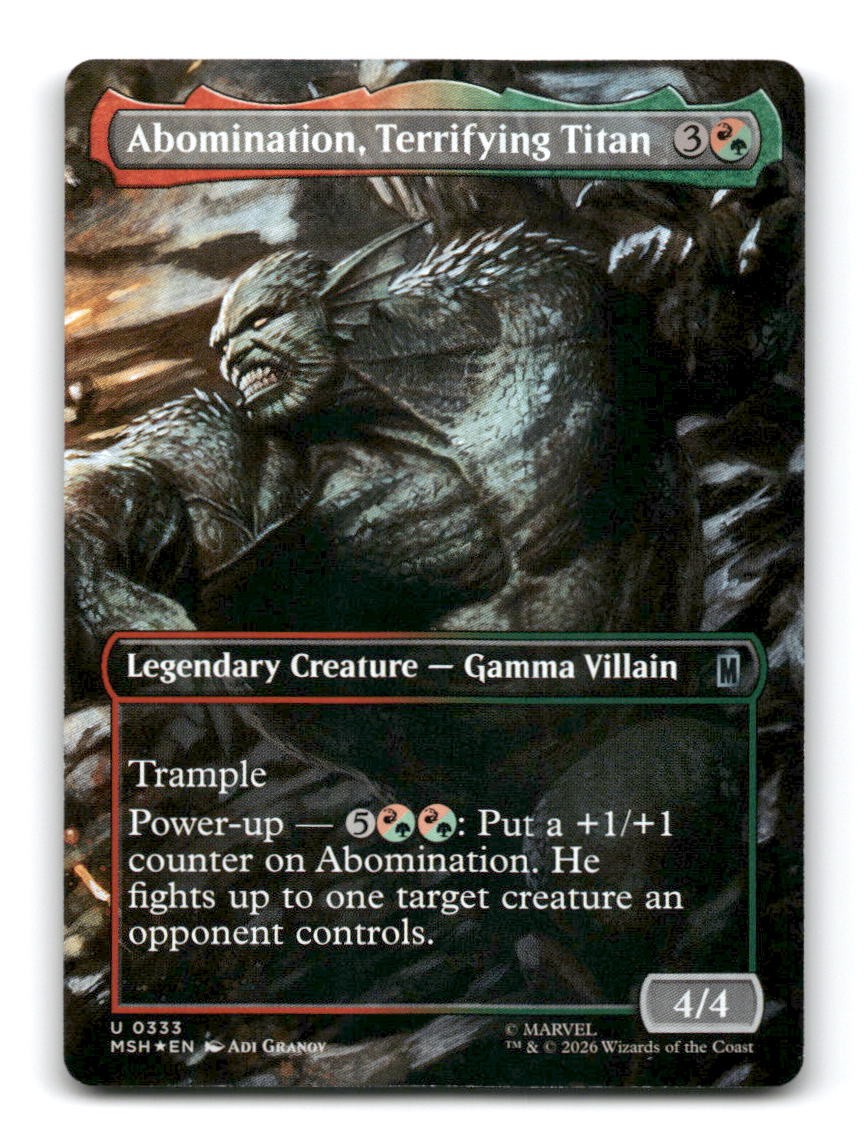 Abomination, Terrifying Titan (Borderless)