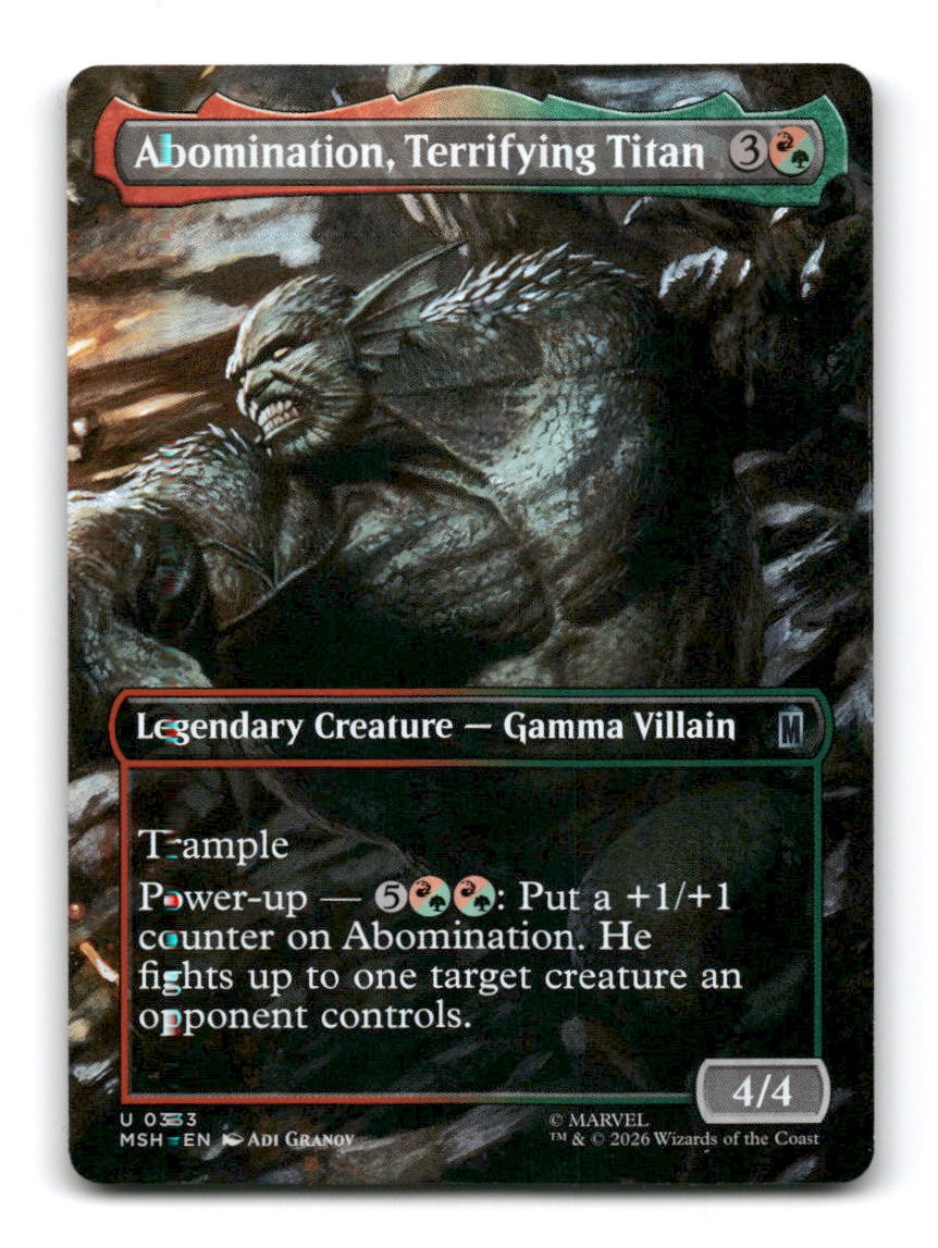 Abomination, Terrifying Titan (Borderless)