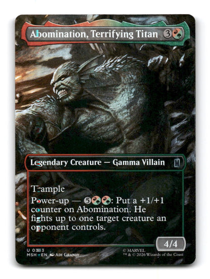 Abomination, Terrifying Titan (Borderless)