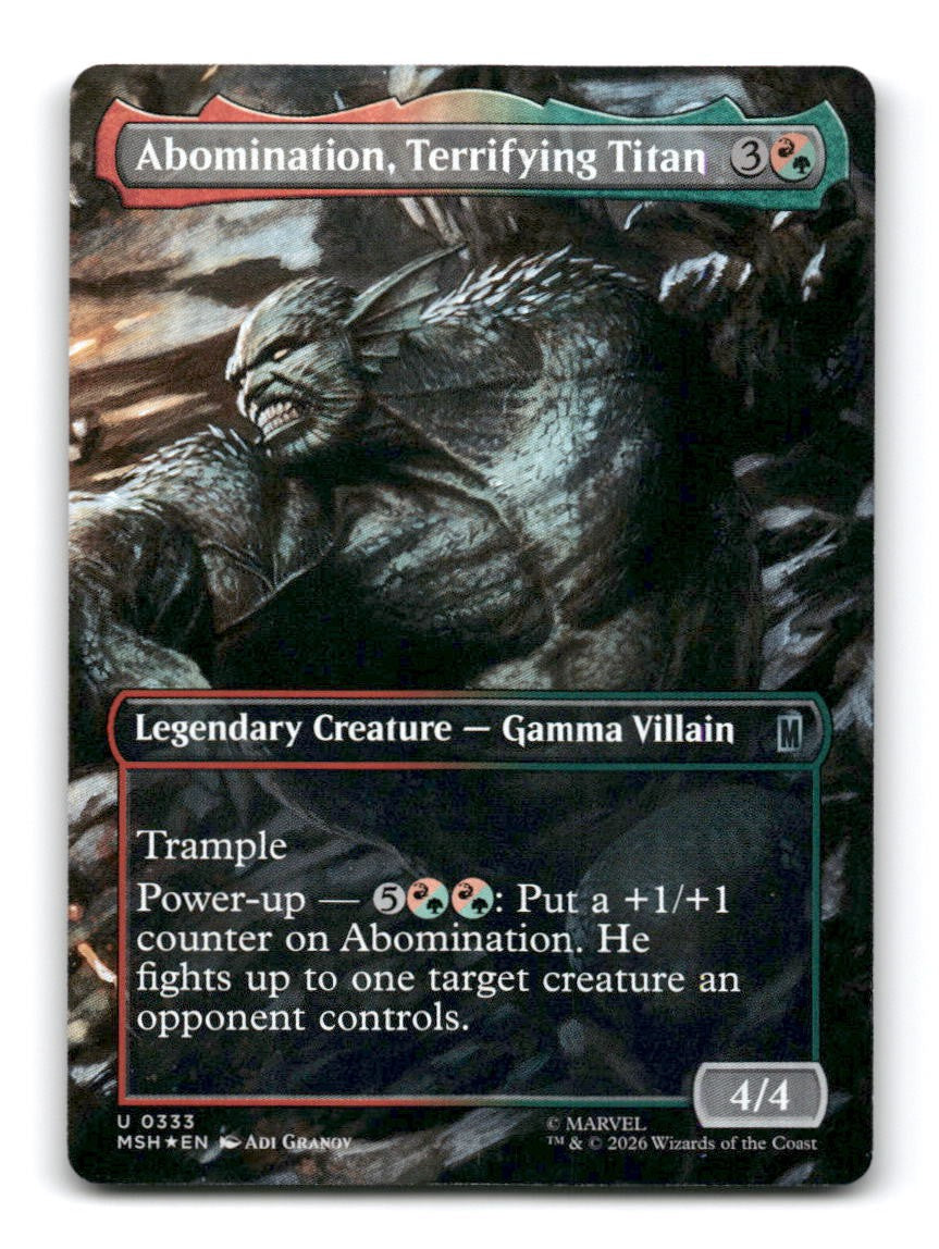Abomination, Terrifying Titan (Borderless)