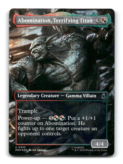 Abomination, Terrifying Titan (Borderless)