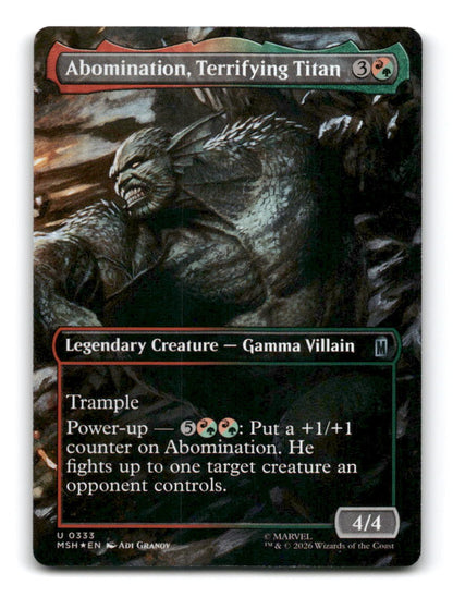 Abomination, Terrifying Titan (Borderless)