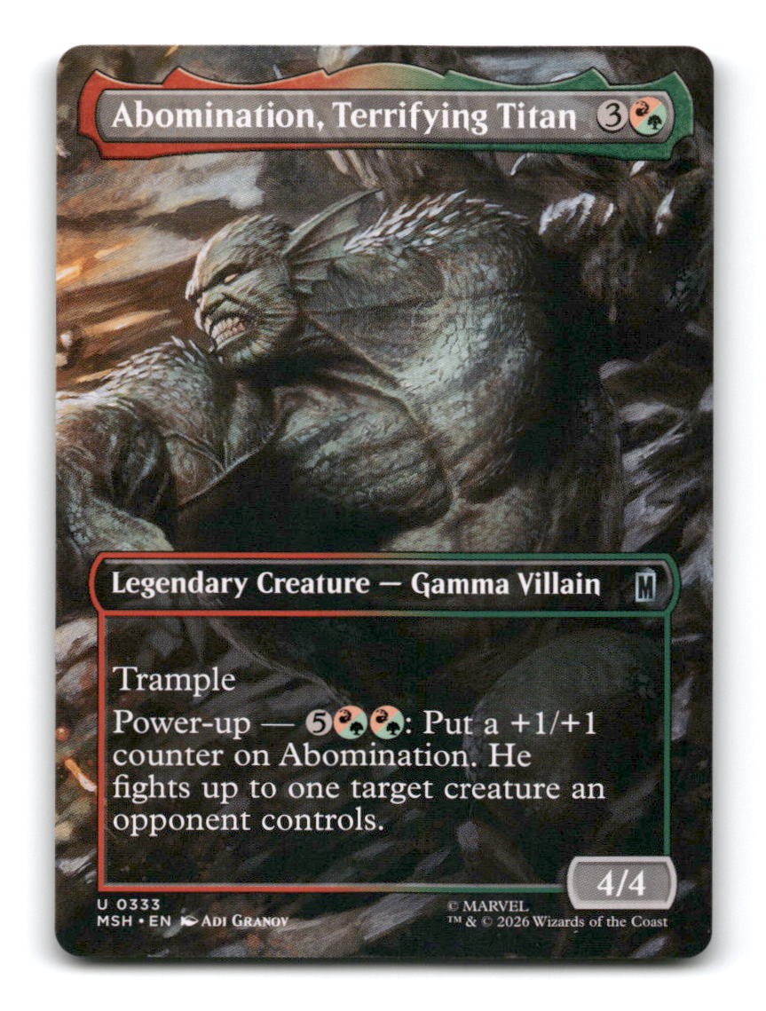 Abomination, Terrifying Titan (Borderless)