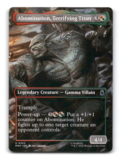 Abomination, Terrifying Titan (Borderless)