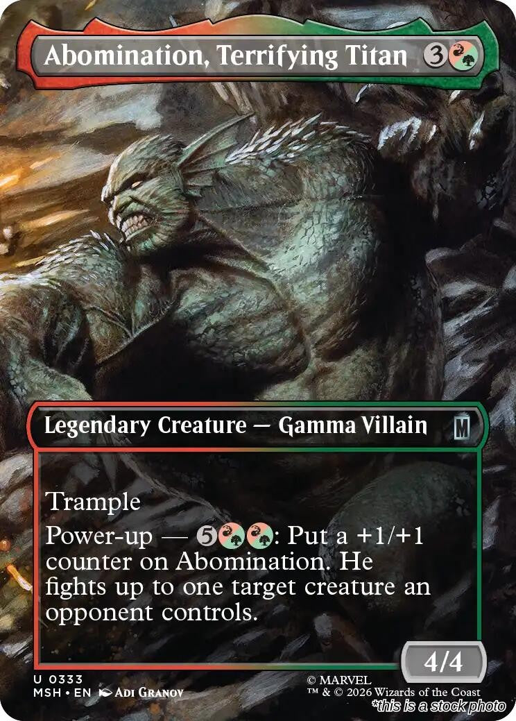 Abomination, Terrifying Titan (Borderless)