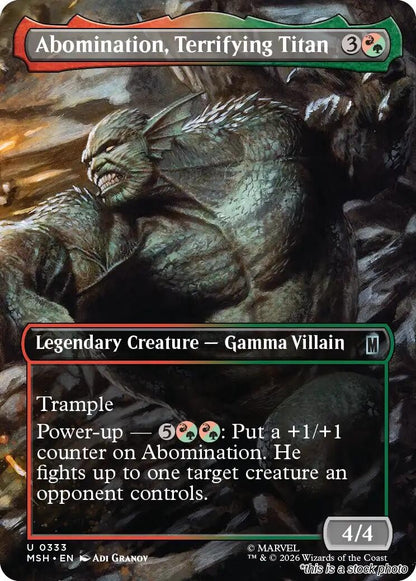 Abomination, Terrifying Titan (Borderless)