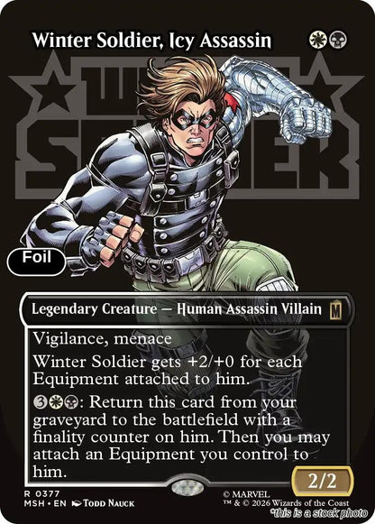 Winter Soldier, Icy Assassin (Borderless)