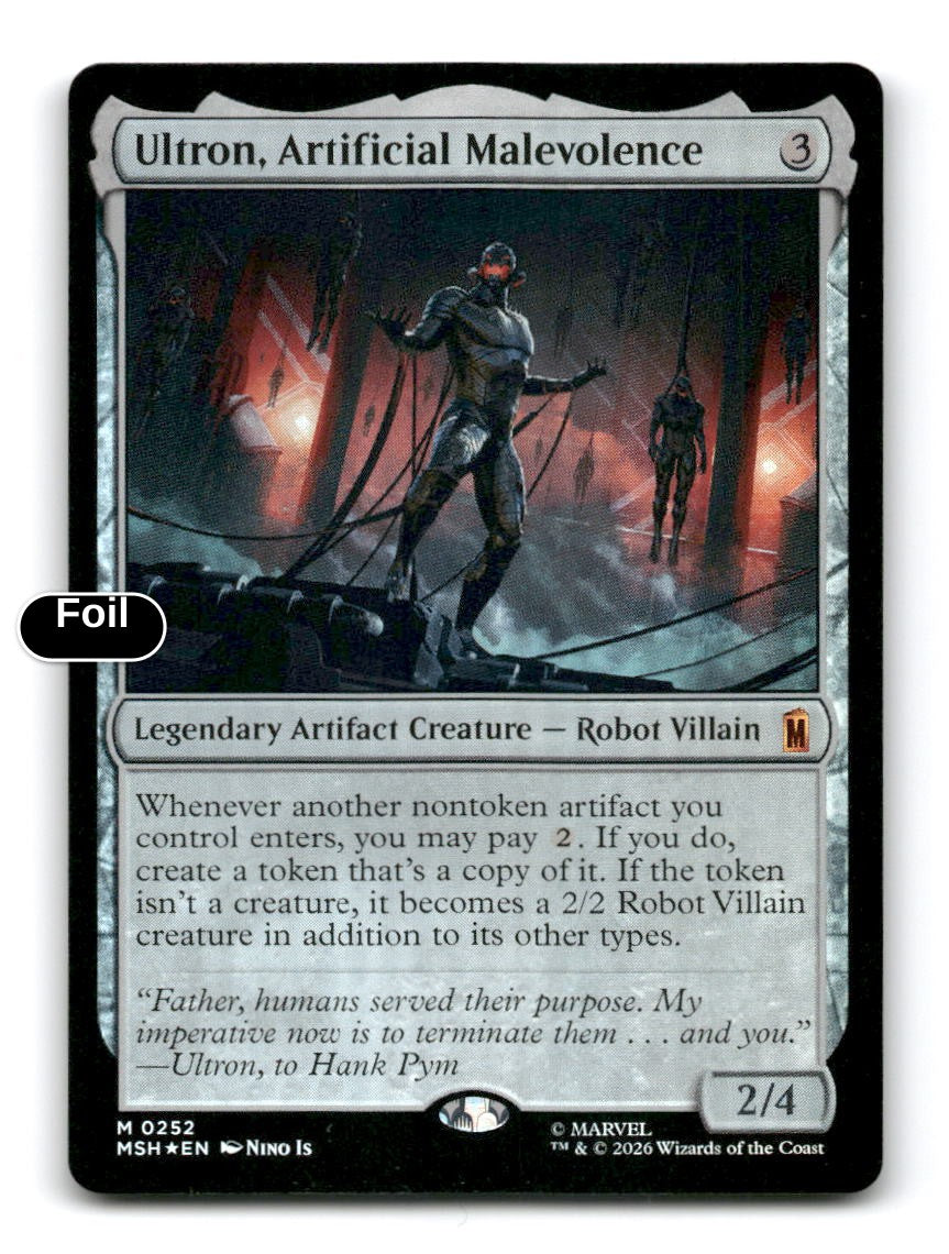 Ultron, Artificial Malevolence