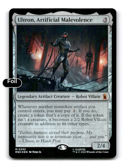 Ultron, Artificial Malevolence