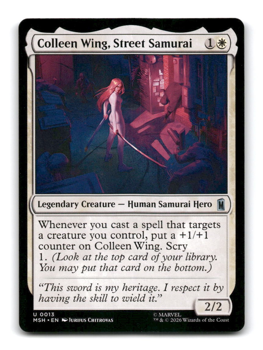 Colleen Wing, Street Samurai