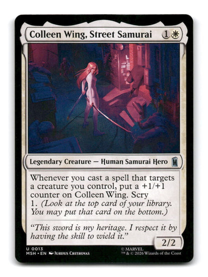 Colleen Wing, Street Samurai