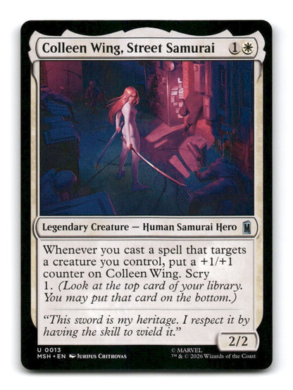Colleen Wing, Street Samurai