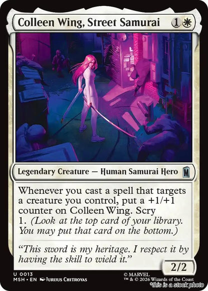 Colleen Wing, Street Samurai