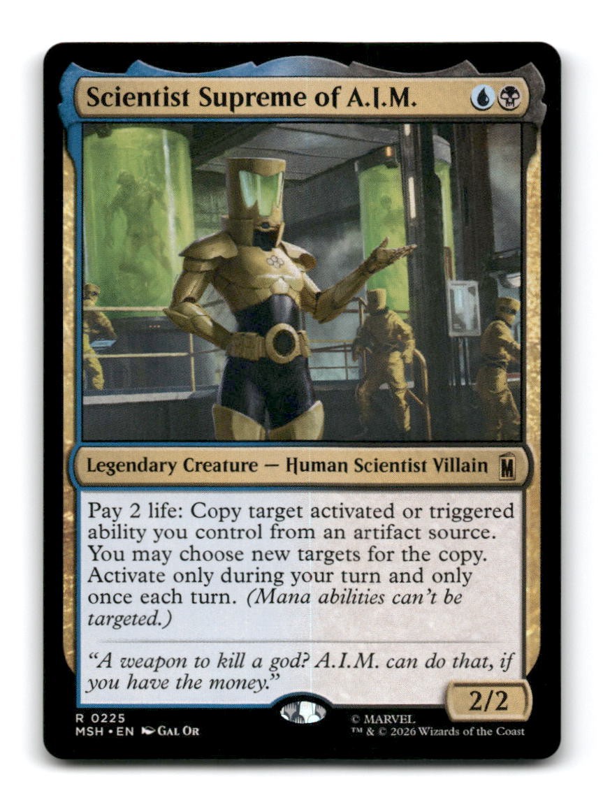 Scientist Supreme of A.I.M.