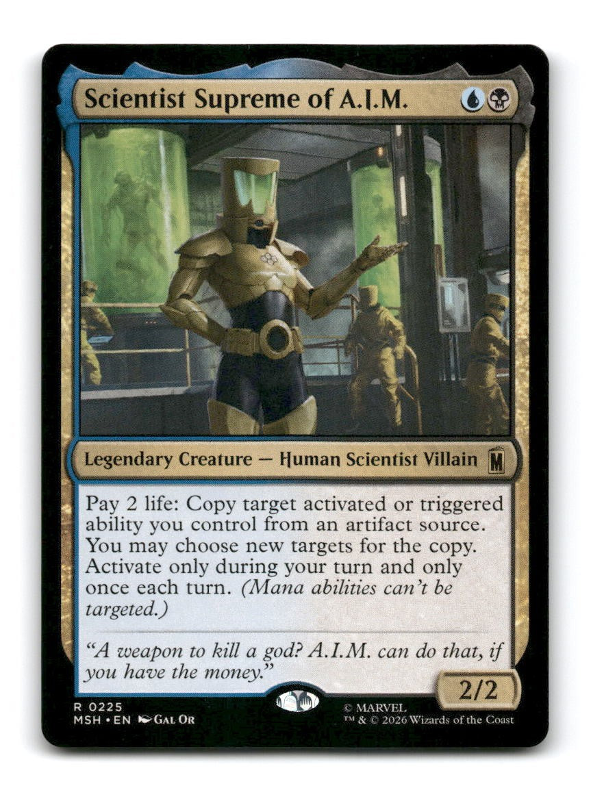 Scientist Supreme of A.I.M.