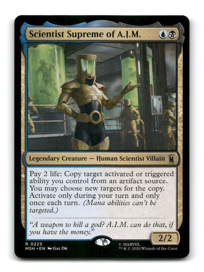 Scientist Supreme of A.I.M.