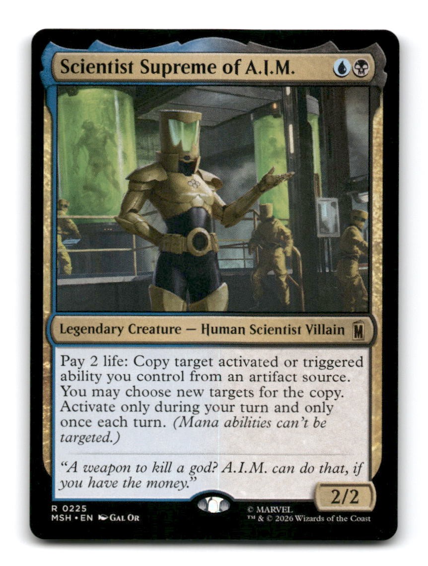 Scientist Supreme of A.I.M.