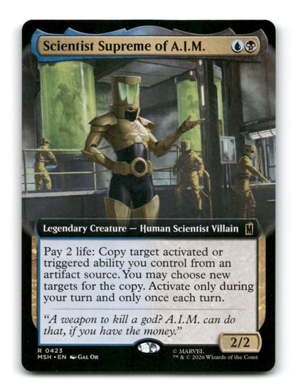 Scientist Supreme of A.I.M. (Extended Art)