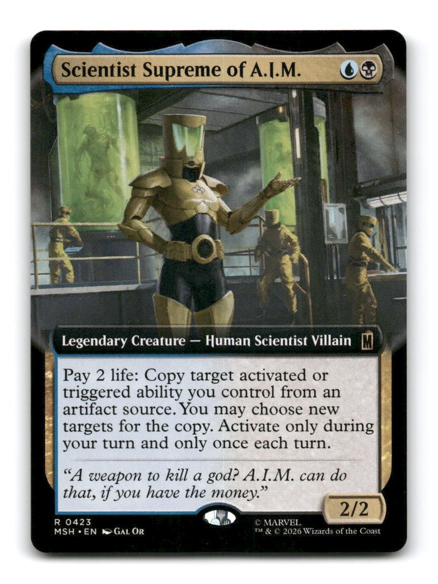 Scientist Supreme of A.I.M. (Extended Art)