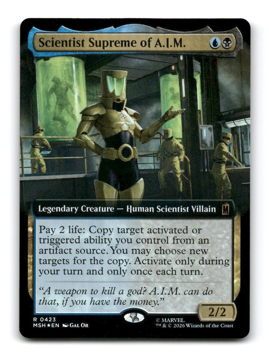 Scientist Supreme of A.I.M. (Extended Art)