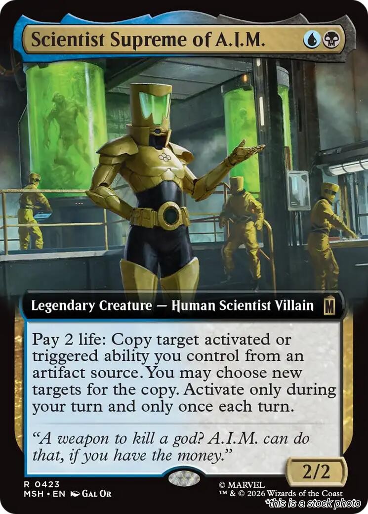 Scientist Supreme of A.I.M. (Extended Art)