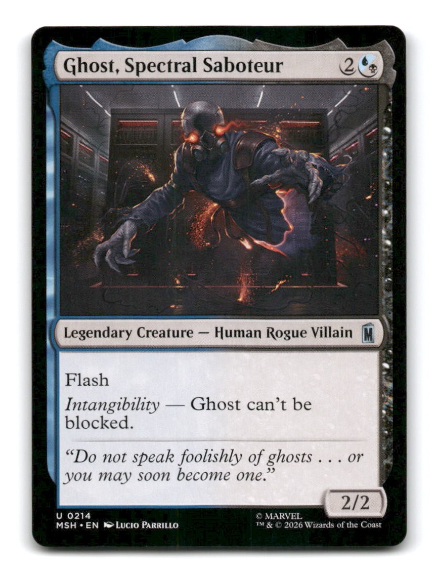 Ghost, Spectral Saboteur