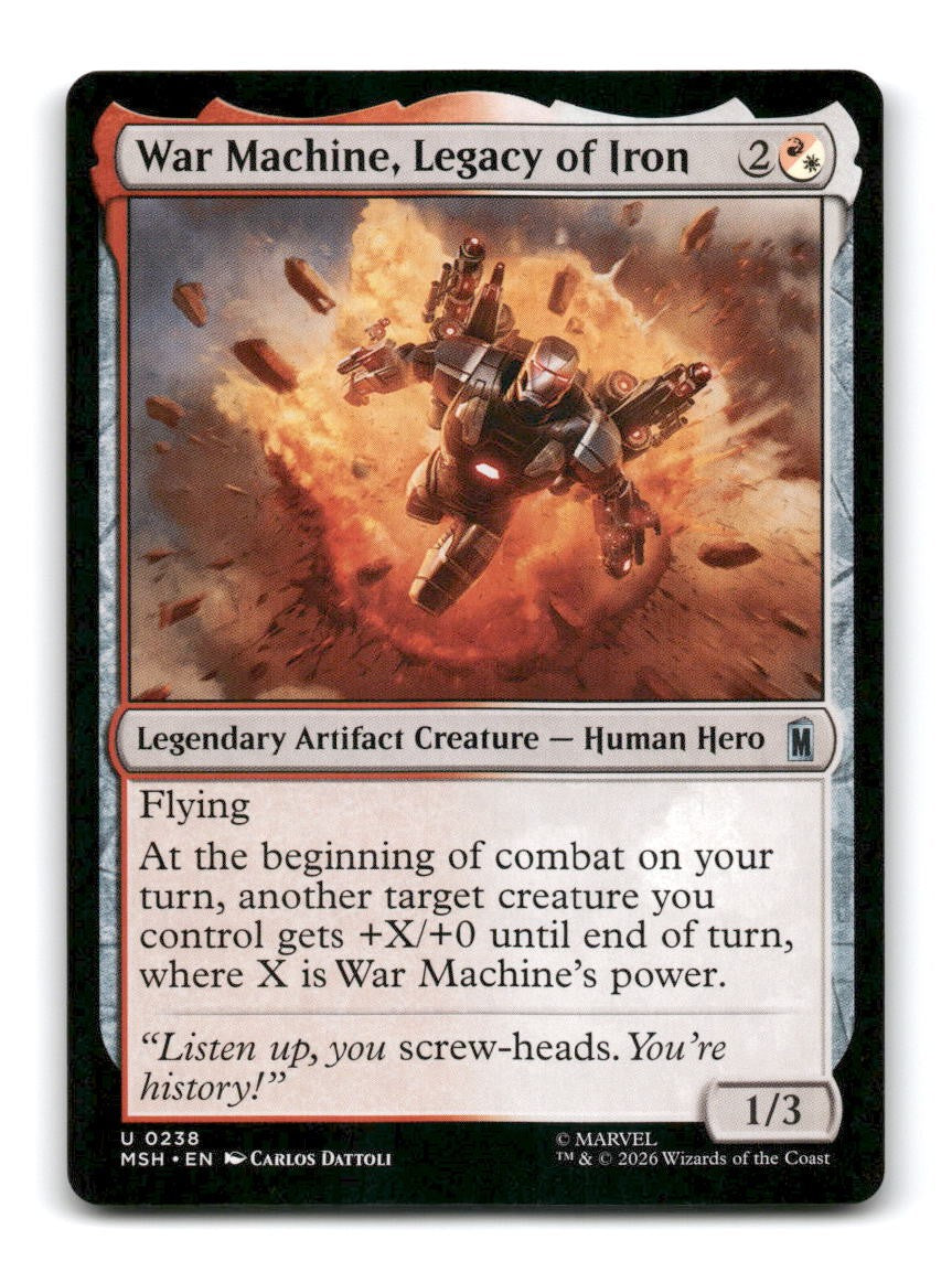 War Machine, Legacy of Iron