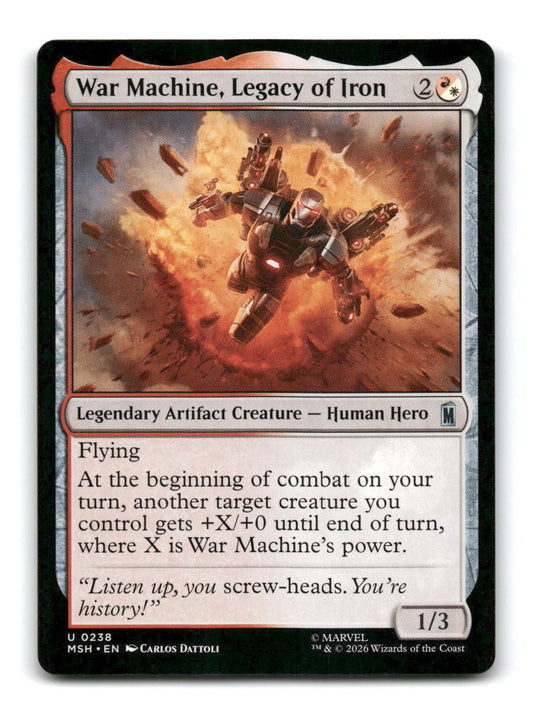 War Machine, Legacy of Iron