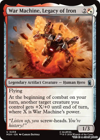 War Machine, Legacy of Iron