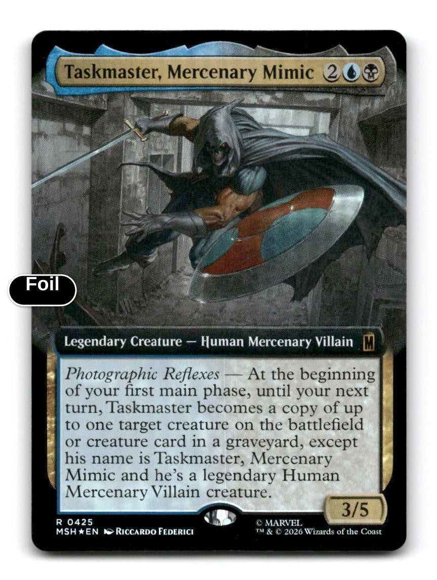 Taskmaster, Mercenary Mimic (Extended Art)