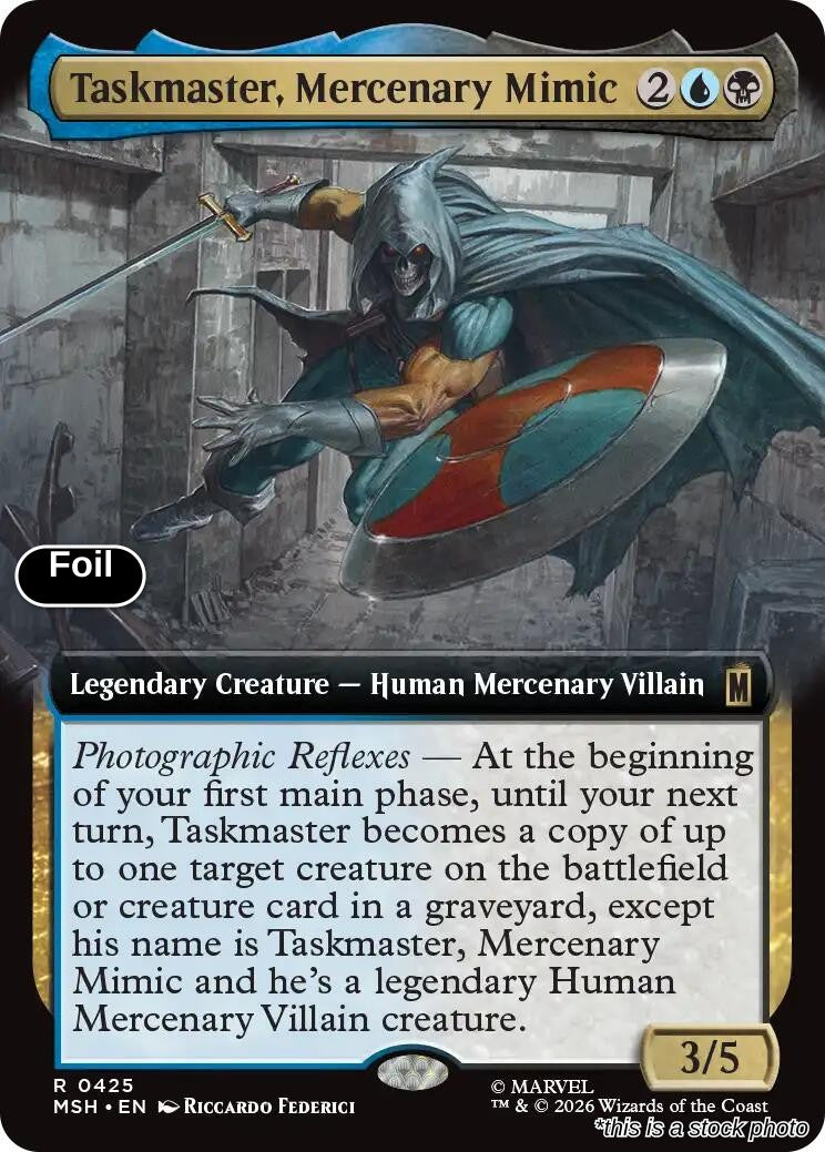 Taskmaster, Mercenary Mimic (Extended Art)
