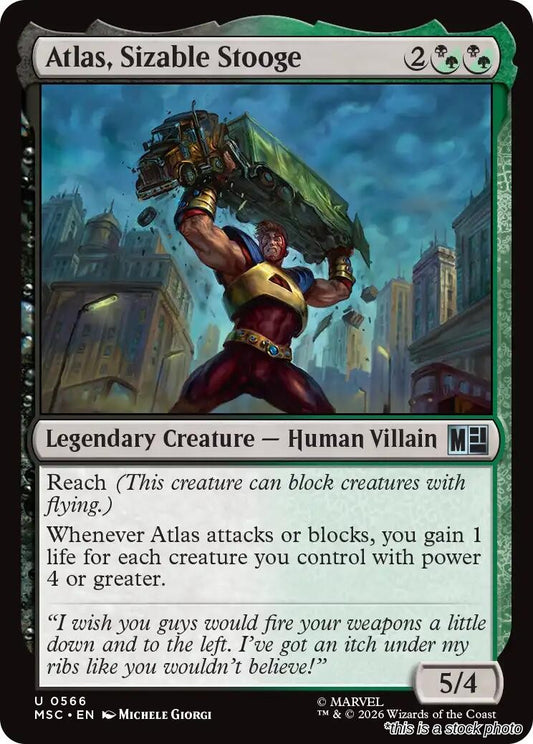 Atlas, Sizable Stooge