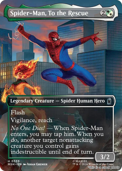 Spider-Man, To the Rescue (Borderless)