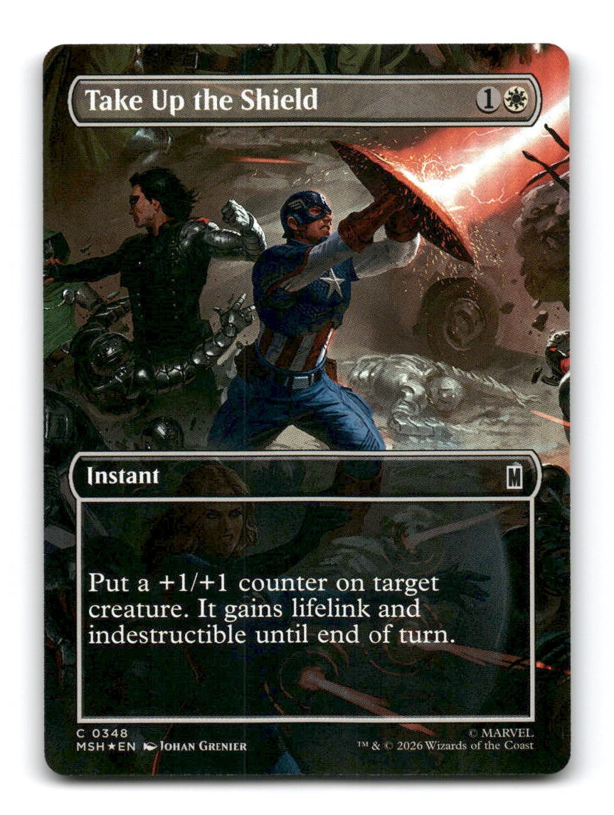 Take Up the Shield (Borderless)