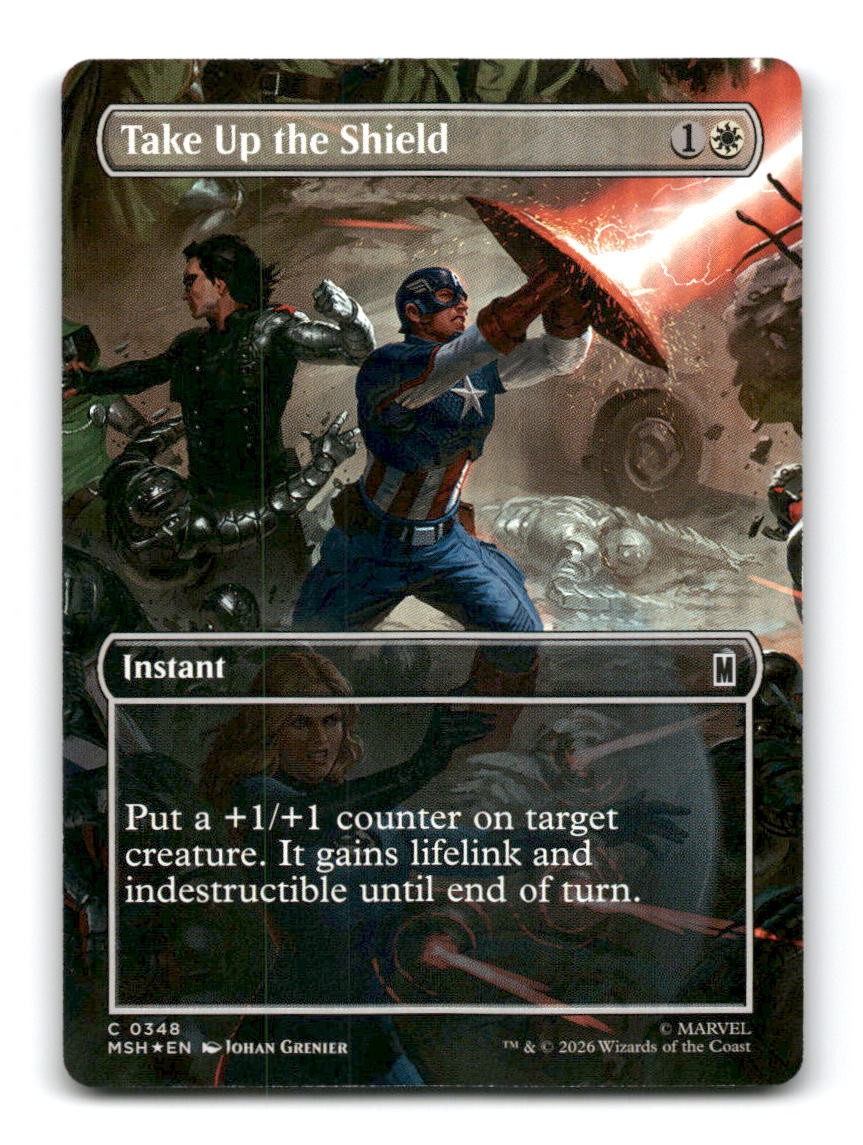 Take Up the Shield (Borderless)
