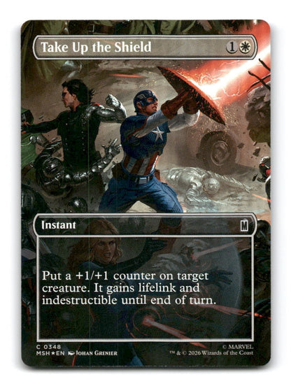 Take Up the Shield (Borderless)