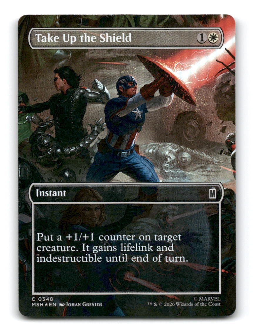 Take Up the Shield (Borderless)