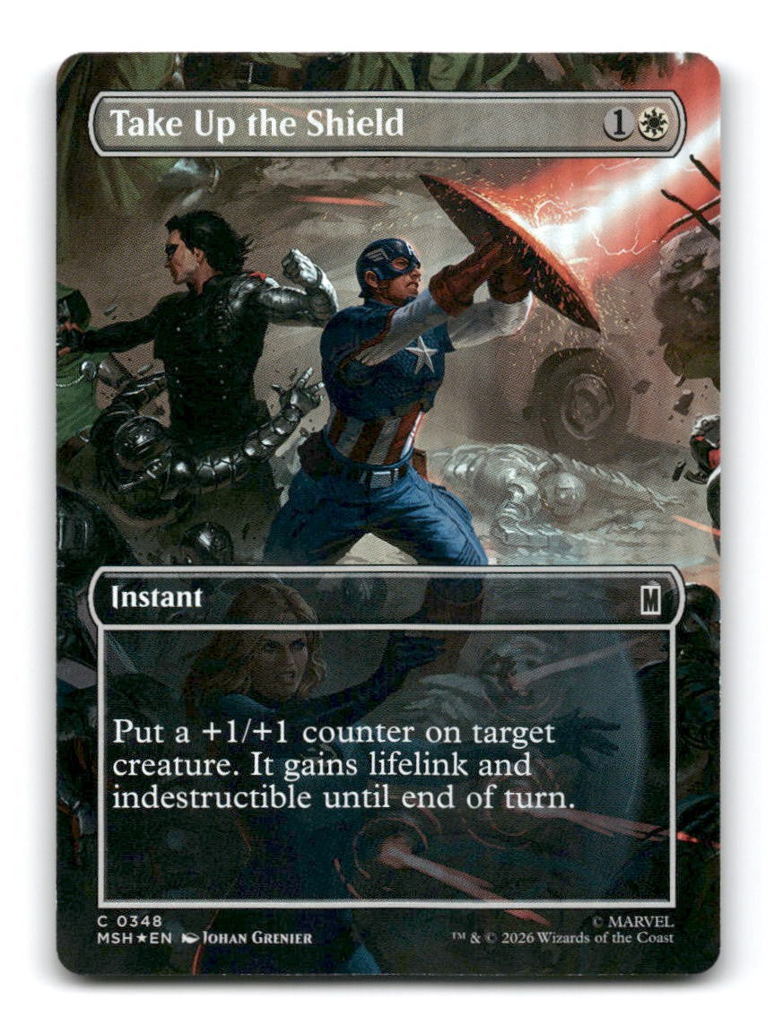 Take Up the Shield (Borderless)