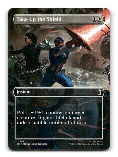 Take Up the Shield (Borderless)