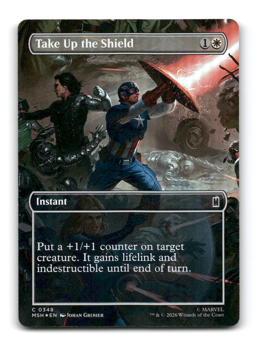 Take Up the Shield (Borderless)