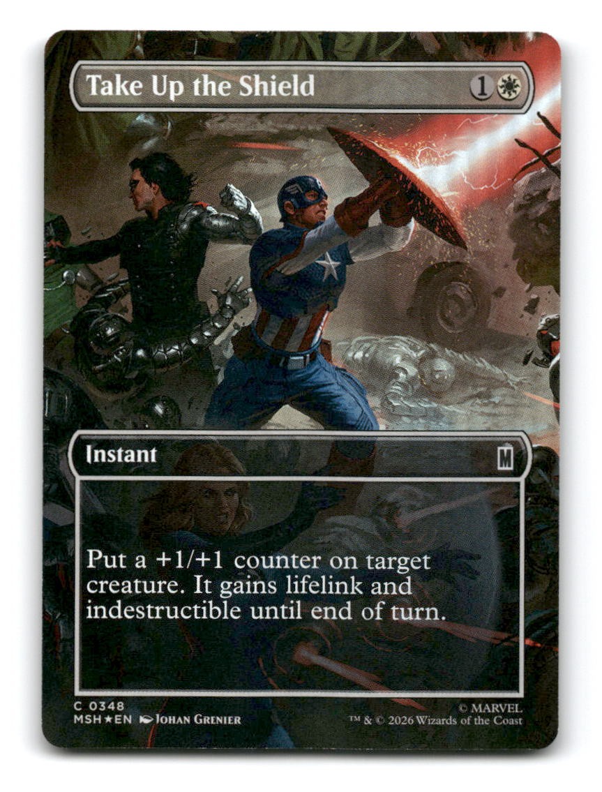 Take Up the Shield (Borderless)