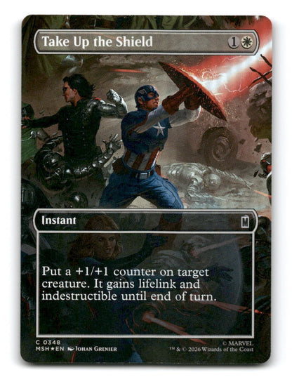 Take Up the Shield (Borderless)