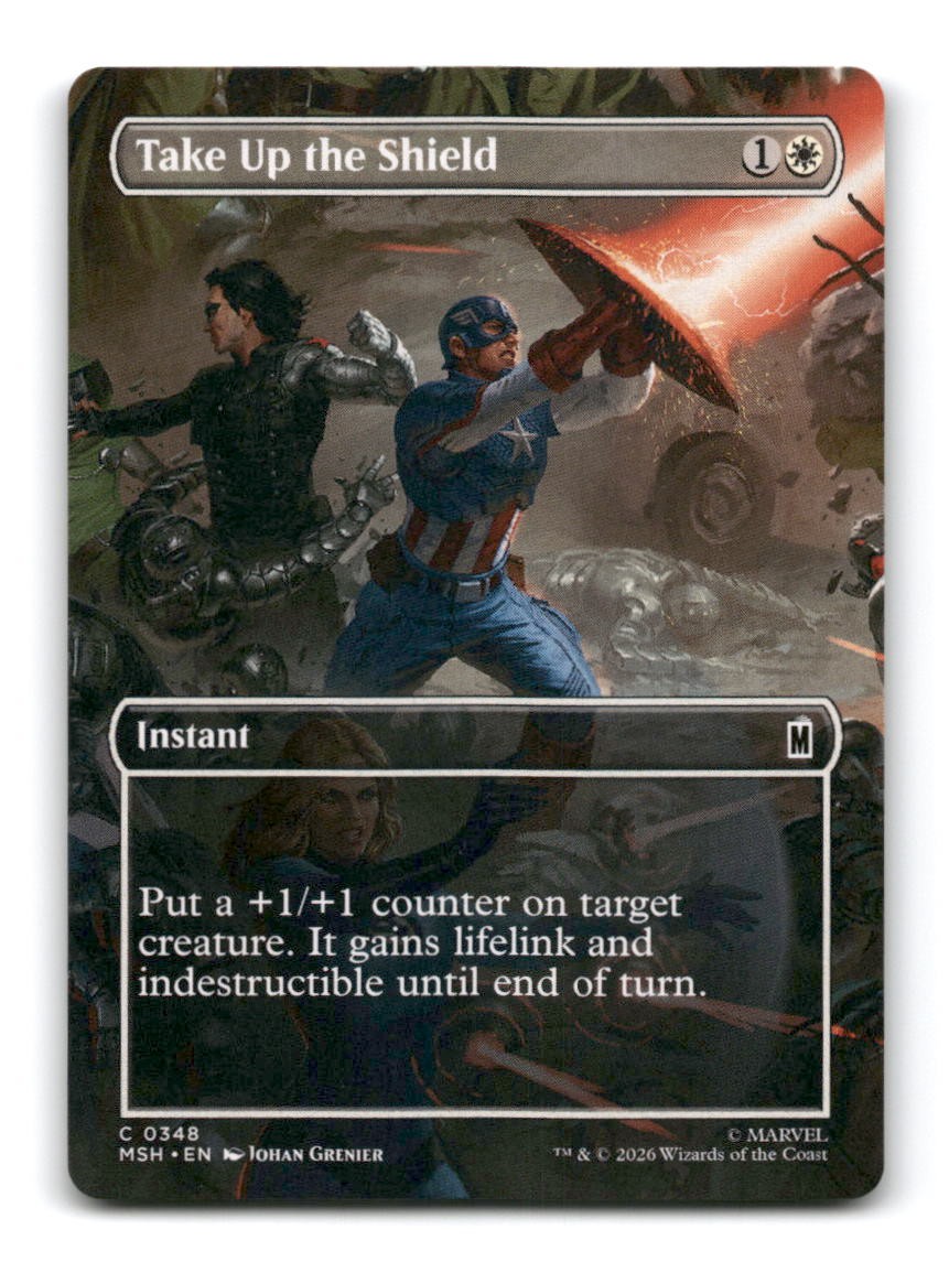 Take Up the Shield (Borderless)