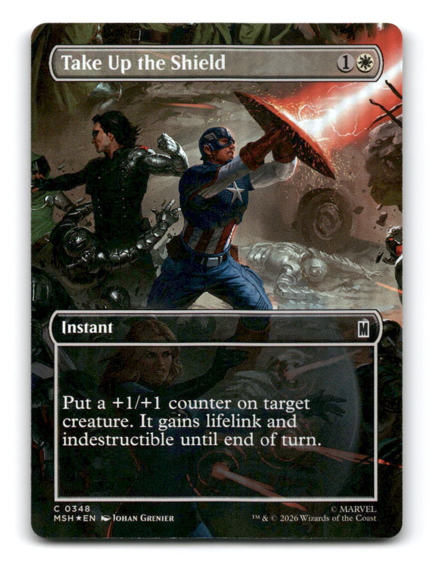 Take Up the Shield (Borderless)